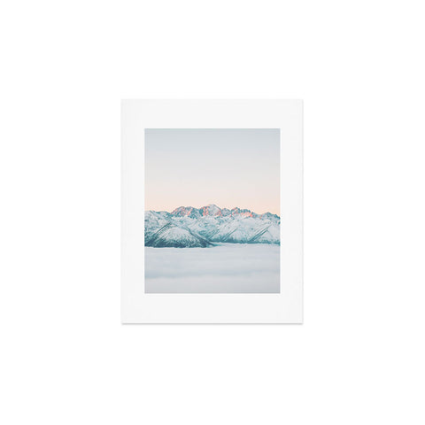 Dagmar Pels Pastel winter landscape Art Print