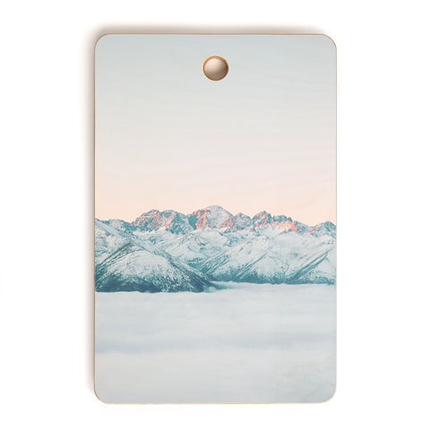 Dagmar Pels Pastel winter landscape Cutting Board Rectangle