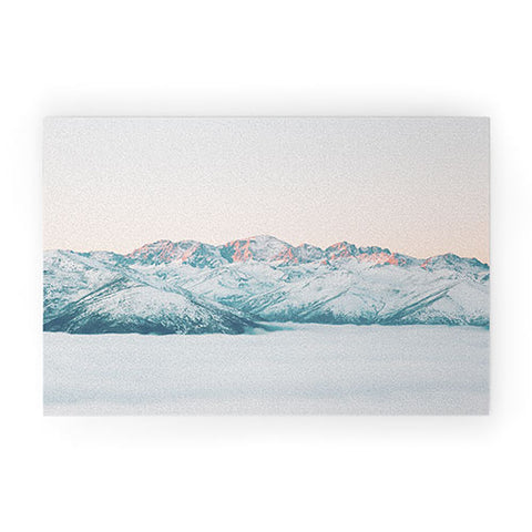 Dagmar Pels Pastel winter landscape Welcome Mat