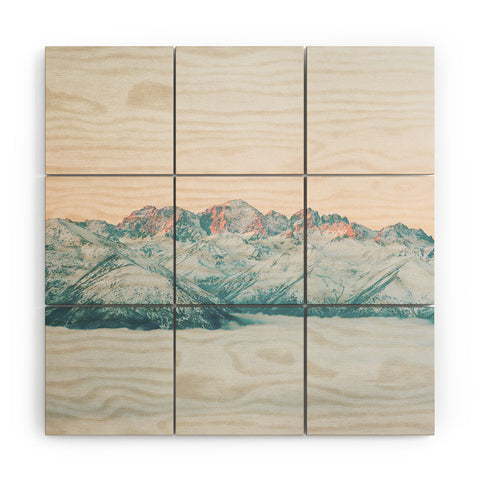 Dagmar Pels Pastel winter landscape Wood Wall Mural