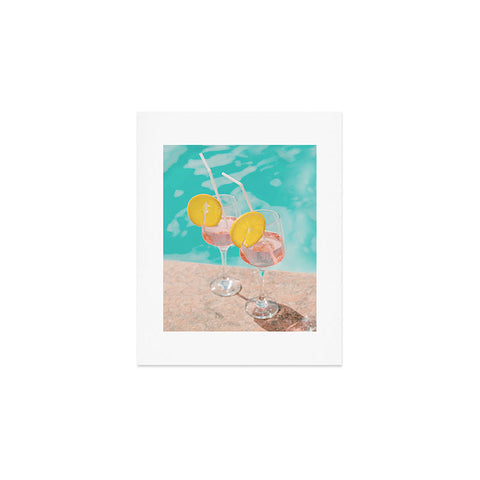 Dagmar Pels Pool Drinks Mediterranean Summer Art Print
