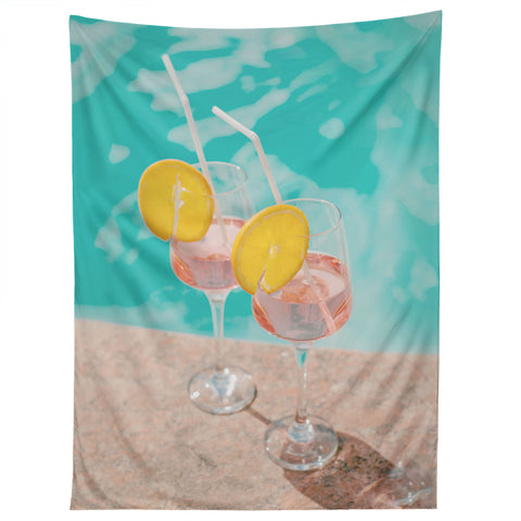 Dagmar Pels Pool Drinks Mediterranean Summer Tapestry