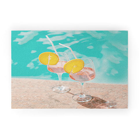 Dagmar Pels Pool Drinks Mediterranean Summer Welcome Mat