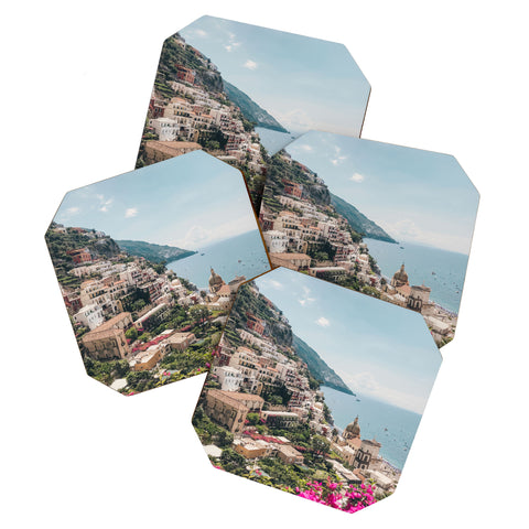 Dagmar Pels Positano Italy Photography Coaster Set