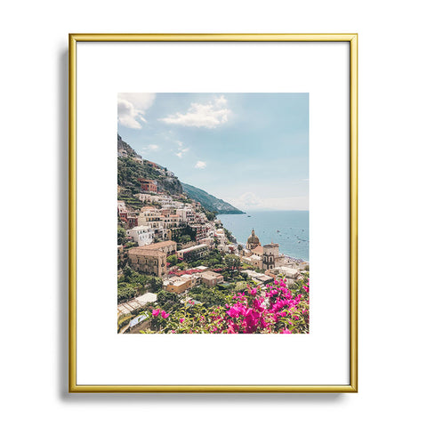 Dagmar Pels Positano Italy Photography Metal Framed Art Print