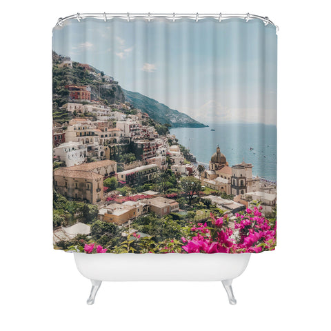 Dagmar Pels Positano Italy Photography Shower Curtain