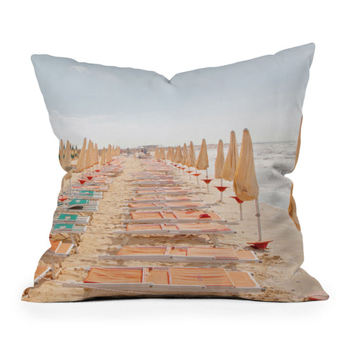 Dagmar Pels Puglia Loungers Italy Outdoor Throw Pillow