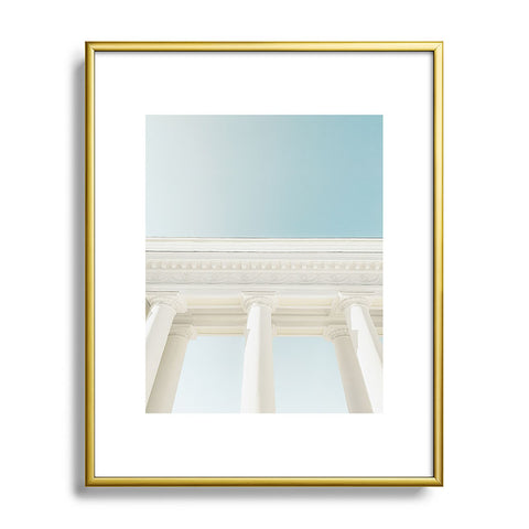 Dagmar Pels Roman Architecture Minimalist Metal Framed Art Print