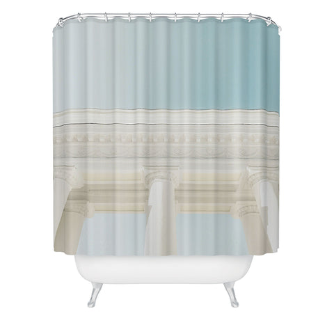Dagmar Pels Roman Architecture Minimalist Shower Curtain