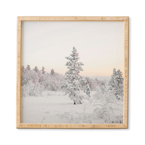 Dagmar Pels Snow Landscape Winter Wonderland Framed Wall Art