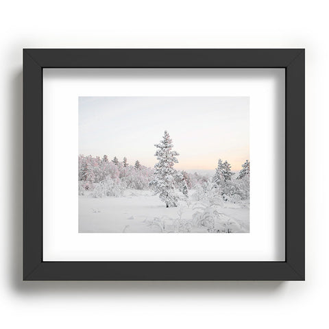 Dagmar Pels Snow Landscape Winter Wonderland Recessed Framing Rectangle