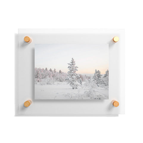 Dagmar Pels Snow Landscape Winter Wonderland Floating Acrylic Print
