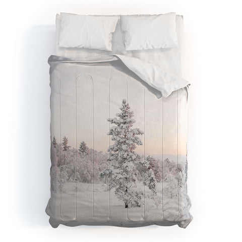 Dagmar Pels Snow Landscape Winter Wonderland Comforter