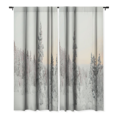 Dagmar Pels Snow Landscape Winter Wonderland Blackout Non Repeat