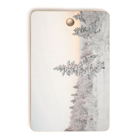 Dagmar Pels Snow Landscape Winter Wonderland Cutting Board Rectangle