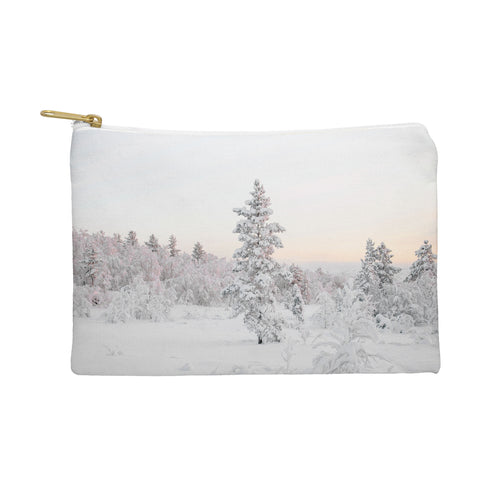 Dagmar Pels Snow Landscape Winter Wonderland Pouch