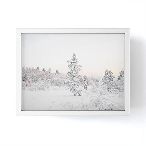 Dagmar Pels Snow Landscape Winter Wonderland Framed Mini Art Print