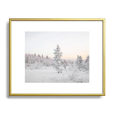 Dagmar Pels Snow Landscape Winter Wonderland Metal Framed Art Print
