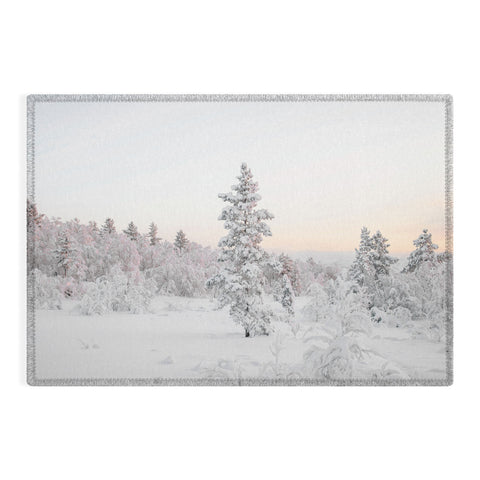 Dagmar Pels Snow Landscape Winter Wonderland Outdoor Rug