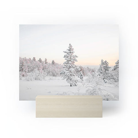 Dagmar Pels Snow Landscape Winter Wonderland Mini Art Print