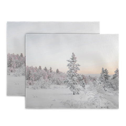 Dagmar Pels Snow Landscape Winter Wonderland Placemat