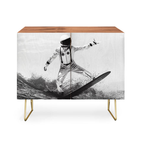 Dagmar Pels Space Surfer Black And White Credenza