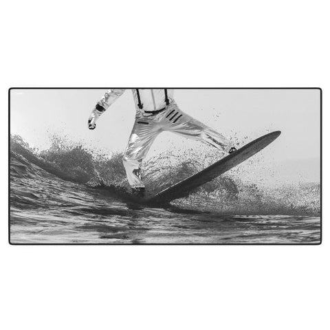 Dagmar Pels Space Surfer Black And White Desk Mat
