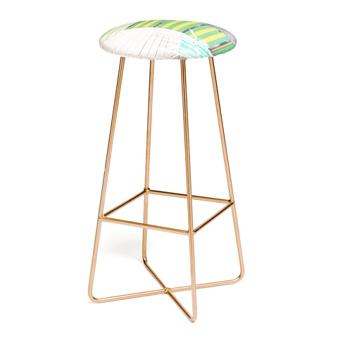 Dagmar Pels Striped Beach Huts Sorrento Bar Stool