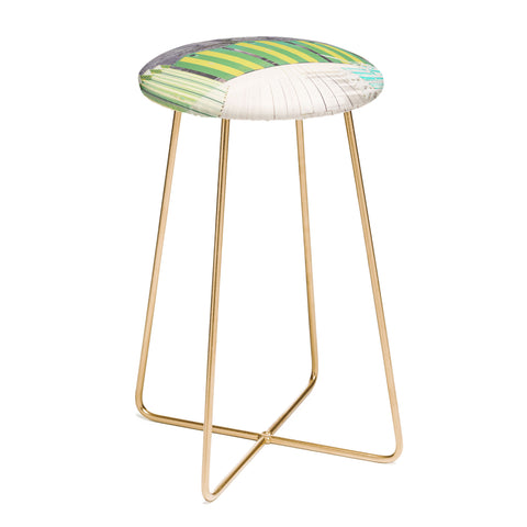 Dagmar Pels Striped Beach Huts Sorrento Counter Stool