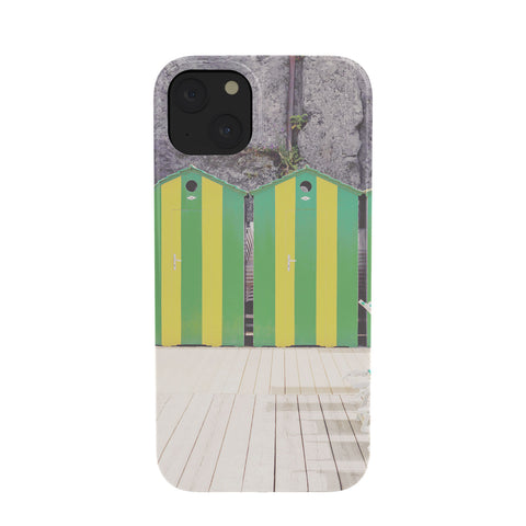 Dagmar Pels Striped Beach Huts Sorrento Phone Case