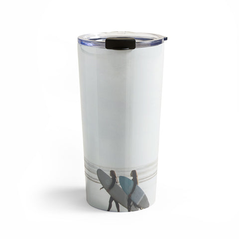Dagmar Pels Surfer girls Minimalist beach Travel Mug