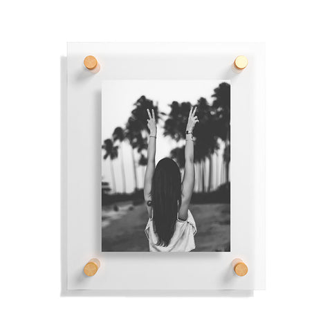 Dagmar Pels The future is female girl Floating Acrylic Print