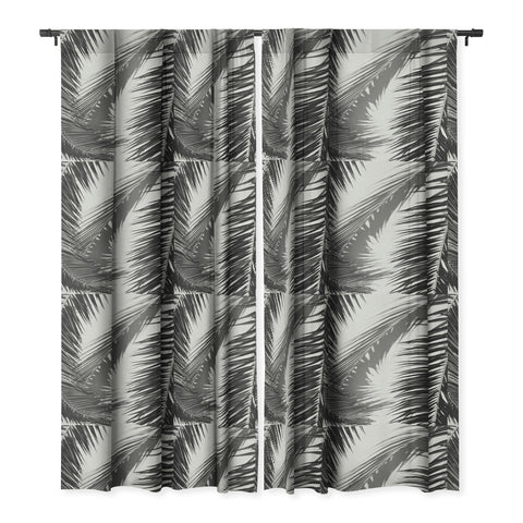 Dagmar Pels Tropical Palms Shadow Blackout Window Curtain