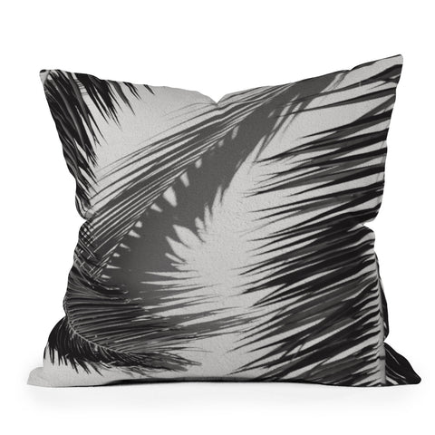 Dagmar Pels Tropical Palms Shadow Outdoor Throw Pillow