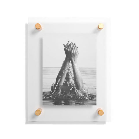 Dagmar Pels Wild and free just like the sea Floating Acrylic Print