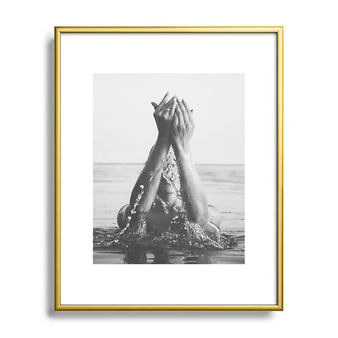 Dagmar Pels Wild and free just like the sea Metal Framed Art Print
