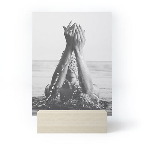 Dagmar Pels Wild and free just like the sea Mini Art Print