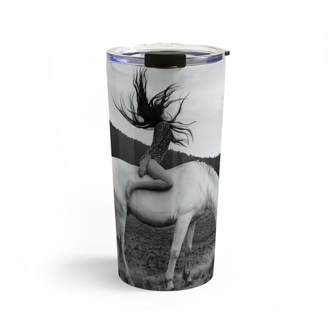Dagmar Pels Wild Horse Girl Black Travel Mug
