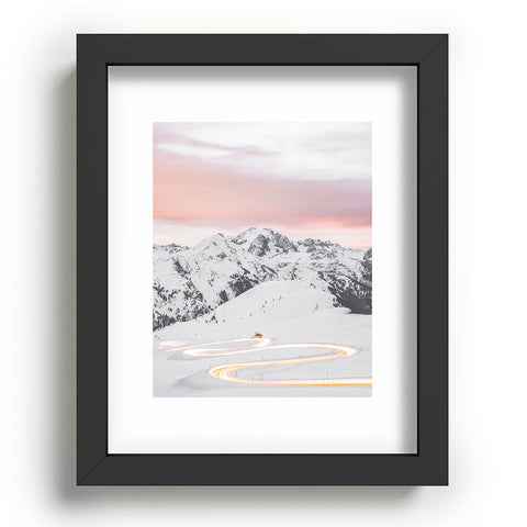 Dagmar Pels Winter landscape in Lapland Recessed Framing Rectangle