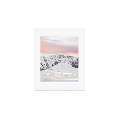 Dagmar Pels Winter landscape in Lapland Art Print