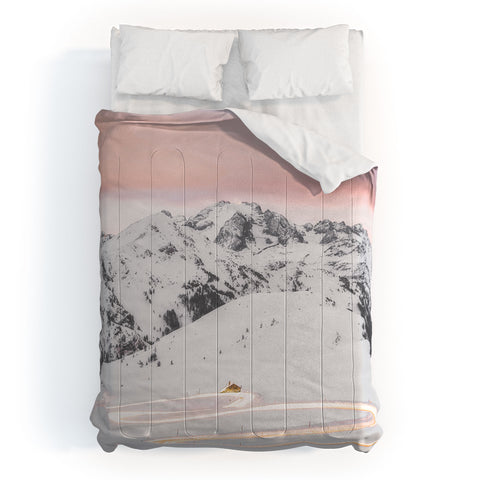 Dagmar Pels Winter landscape in Lapland Comforter