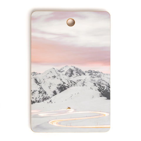 Dagmar Pels Winter landscape in Lapland Cutting Board Rectangle