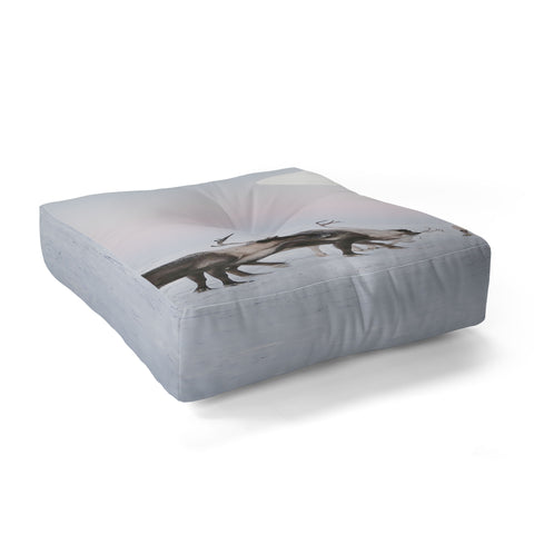 Dagmar Pels Winter Landscape Photo Floor Pillow Square