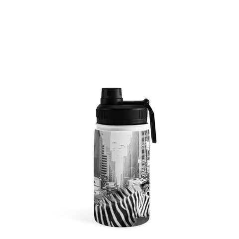 Dagmar Pels Zebra in New York City Water Bottle