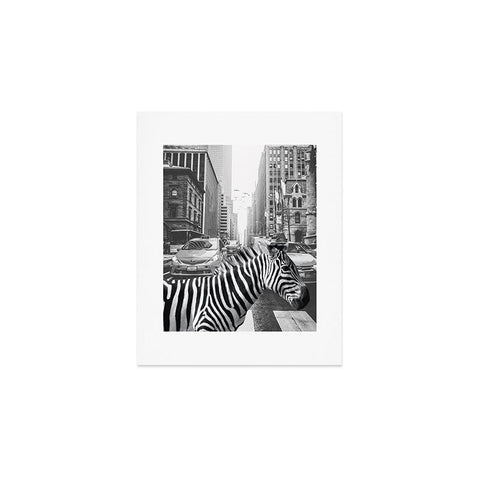 Dagmar Pels Zebra in New York City Art Print