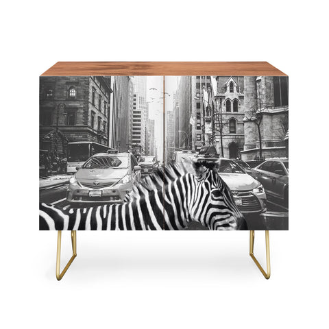 Dagmar Pels Zebra in New York City Credenza