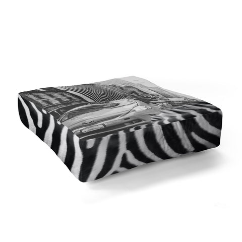 Dagmar Pels Zebra in New York City Floor Pillow Square