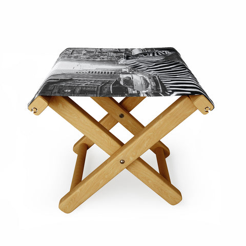 Dagmar Pels Zebra in New York City Folding Stool