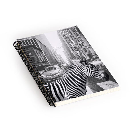 Dagmar Pels Zebra in New York City Spiral Notebook