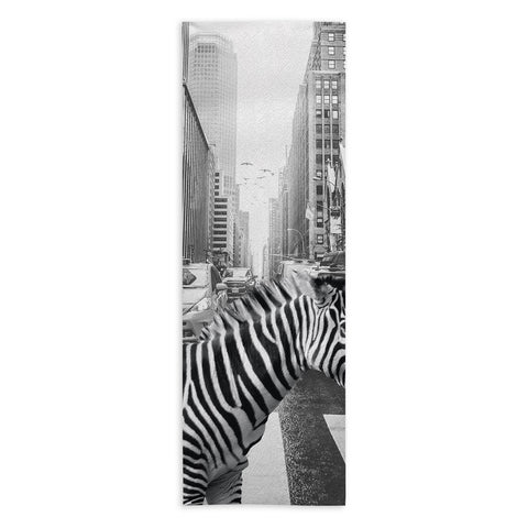 Dagmar Pels Zebra in New York City Yoga Towel